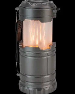 Campinglampe med flamme - ass. farver| Campinglamper
