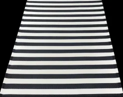 Campingtæppe 86 x 180 cm - sort/hvid| Campingudstyr