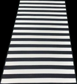 Campingtæppe 120 x 180 cm - sort/hvid| Campingudstyr