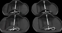 CampOut Underlagsplader til støtteben 4 stk.| Campingudstyr