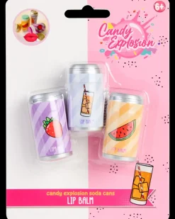 Candy Explosion Læbepomade 3 stk kop/dåse| Kosmetik Og Personlig Pleje