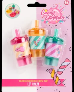 Candy Explosion Læbepomade 3 stk kop/dåse| Kosmetik Og Personlig Pleje
