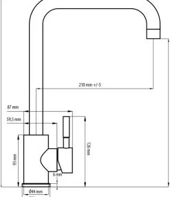 Carlsbad Køkkenarmatur - børstet messing-finish| Vandhaner Og Armaturer
