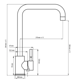 Carlsbad Køkkenarmatur - sort| Vandhaner Og Armaturer