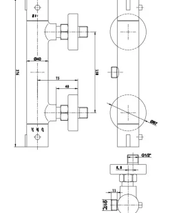 Carlsbad Termostatbatteri - hvid| Vandhaner Og Armaturer