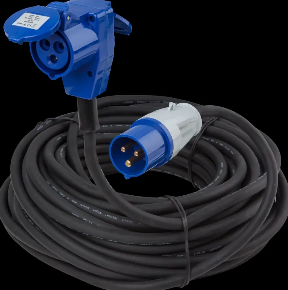 CEE kabel med schukoudtag 25 meter| Cee-Artikler