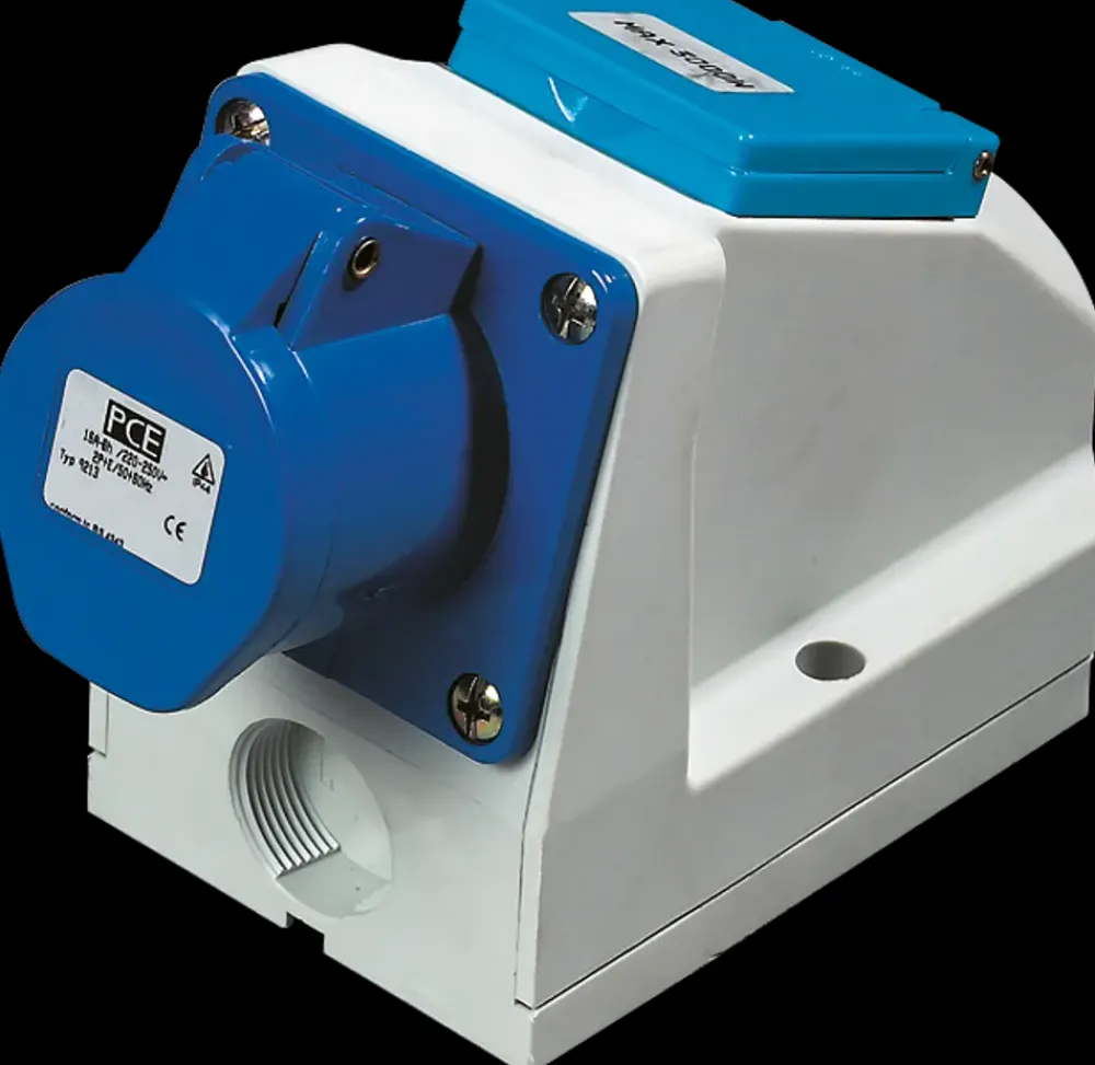 CEE kombineret vægudtag 230 V| Cee-Artikler