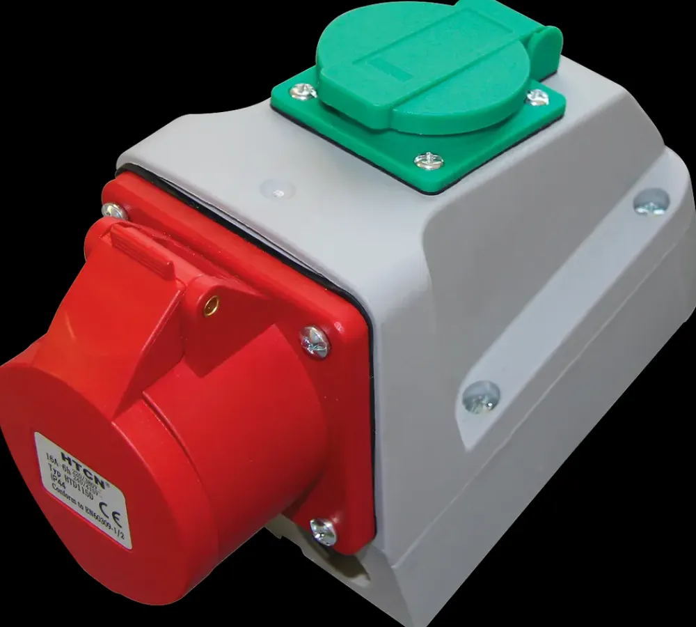 CEE kombineret vægudtag 400 V| Cee-Artikler