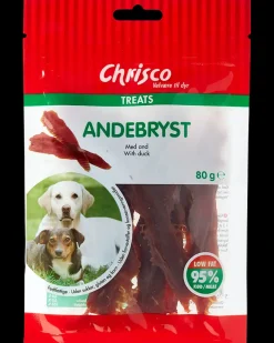 Chrisco Andebryst 80 g| Hundefoder, Kattemad Og Godbidder