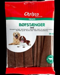 Chrisco Bøfstænger 30-pak| Hundefoder, Kattemad Og Godbidder