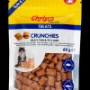 Chrisco Crunchies Tun & Laks 60 g| Hundefoder, Kattemad Og Godbidder