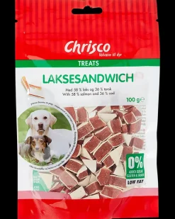 Chrisco Laksesandwich 100 g| Hundefoder, Kattemad Og Godbidder