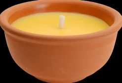 Citronellalys i lerpotte| Lys Og Olielamper