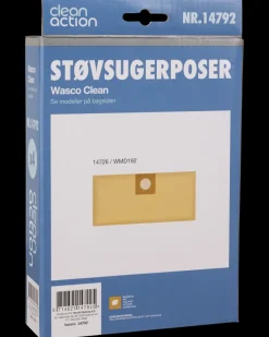 Clean Action Støvsugerpose til våd/tørstøvsuger 4pk| Støvsugerposer Og -Filtre