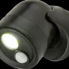 BRIGHT DESIGN COB LED-lampe med sensor - sort| Lyssensorer