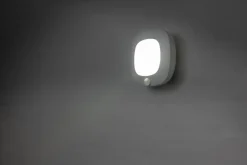 BRIGHT DESIGN COB LED-lampe med sensor - hvid| Lyssensorer