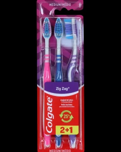 Colgate tandbørste 3-pak - ass. design| Kosmetik Og Personlig Pleje