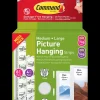 Command ™ Strips Ophæng af billede - Hvid M og L| Kroge Og Ophæng