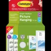Command ™ Strips Ophæng af billede - Hvid S og M| Kroge Og Ophæng