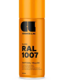Cosmos Lac Spray DAFFODIL YELLOW RAL1007| Spraymaling