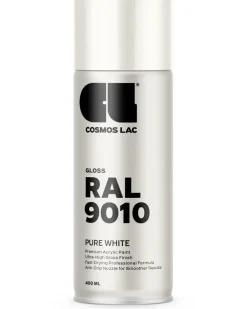 Cosmos Lac Spray GLOSS WHITE RAL9010| Spraymaling