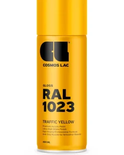 Cosmos Lac Spray TRAFFIC YELLOW RAL1023| Spraymaling