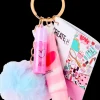 CREATEit! Create It! Nøglering med lipgloss og pompom| Kosmetik Og Personlig Pleje