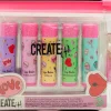 CREATEit! CREATEit Læbepomade i taske 5 stk.| Kosmetik Og Personlig Pleje|Øvrigt Legetøj