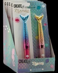 CREATEit! CREATEit Lipgloss mermaid 2 stk. - assorterede design| Kosmetik Og Personlig Pleje|Øvrigt Legetøj