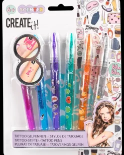 CREATEit! CREATEit Tattoo-pen med duft 6 stk.| Kosmetik Og Personlig Pleje|Øvrigt Legetøj
