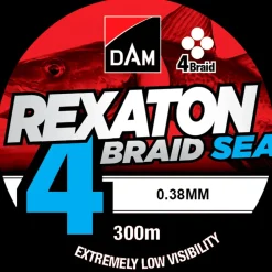 DAM 4 Braid 300 m 0,25 mm - gul| Fiskestænger, Hjul Og Liner