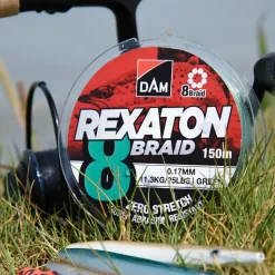 DAM Fletline 8 Braid 150 m 0,20 mm - grøn| Fiskestænger, Hjul Og Liner