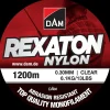 DAM Nylon Fiskeline 1200 m 0,30 mm - clear| Fiskestænger, Hjul Og Liner