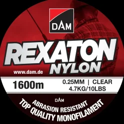 DAM Nylon Fiskeline 1600 m 0,25 mm - clear| Fiskestænger, Hjul Og Liner