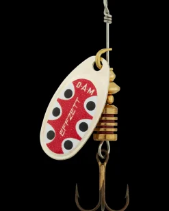 DAM Spinner 10 g #4 - Silver Black Dot| Endegrej Og Madding