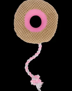 DanPet Hundelegetøj donut med reb| Hundelegetøj Og Kattelegetøj