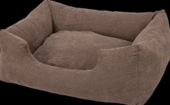 DanPet Hundeseng - brun fløjl| Hundesenge