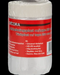 Decora Afdækningsplast med tapekant| Afdækning