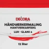 Decora Håndværkermaling Lux 12 L glans 6 - hvid| Maling Indendørs