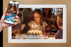 Denver Fotoramme FRAMEO - 15.6" Træ| Mobiltilbehør|Gadgets