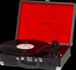 Denver Pladespiller Sort| Gadgets