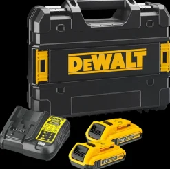 DeWALT Bore-/skruemaskine 18V, 2x2Ah batteri og lader| Akku Bore- Og Skruemaskiner
