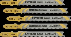 DeWALT Stiksavsklinge BiM laminat DT2080 5-pak| Stiksavklinger