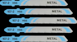 DeWALT Stiksavsklinge HSS metal 5-pak| Stiksavklinger