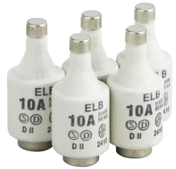 Diazed sikring 10 A 5-pak| Sikringer
