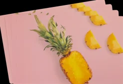 Dækkeserviet ananas 4-pak| Øvrige Køkkenartikler