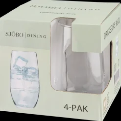 SJÖBO Drikkeglas 36 cl 4-pak| Drikkeglas Og Vinglas
