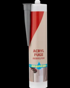 Droppen Acrylfugemasse 300 ml - grå| Fugemasse Og Silikone