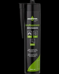 Droppen Elegance Acrylfuge 300 ml - grå| Fugemasse Og Silikone