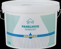 Droppen Interiørlak transparent 2,5 L - Panelhvid| Træ- Og Metalmaling